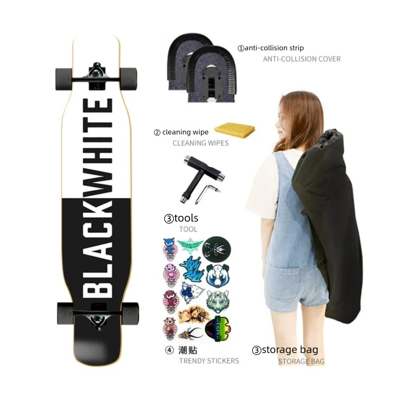 لوح تزلج طويل بطول 44 بوصة للم - مراجعة Skateboard Complete Deck وسعره