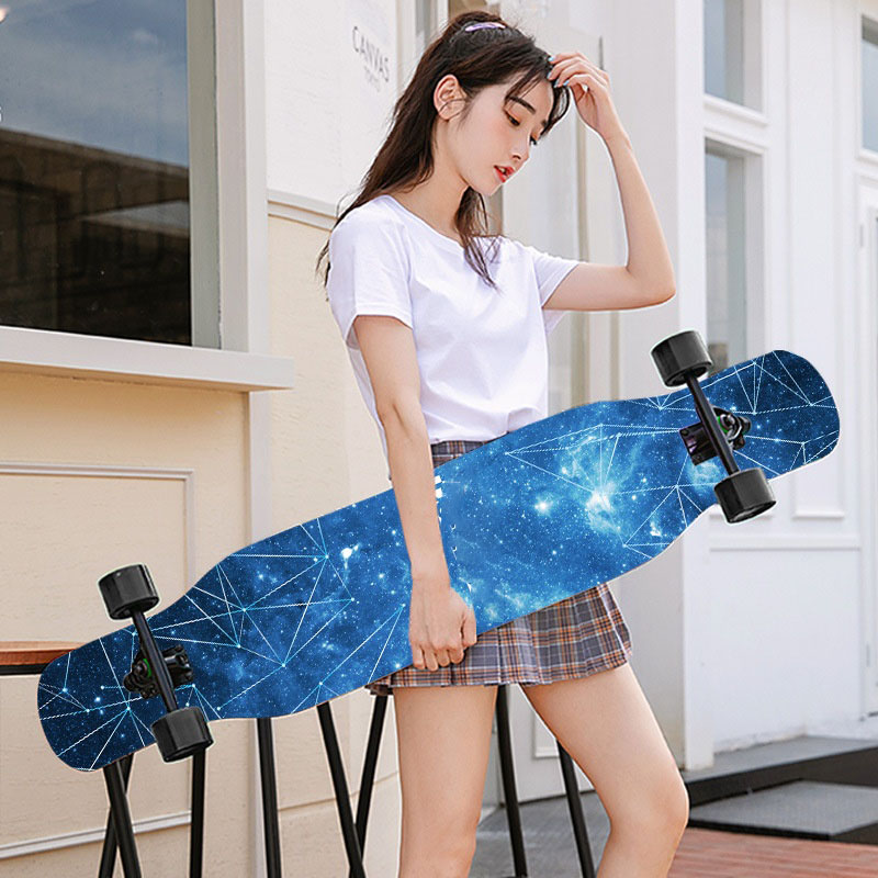 لوح تزلج طويل بطول 44 بوصة للم - مراجعة Skateboard Complete Deck وسعره