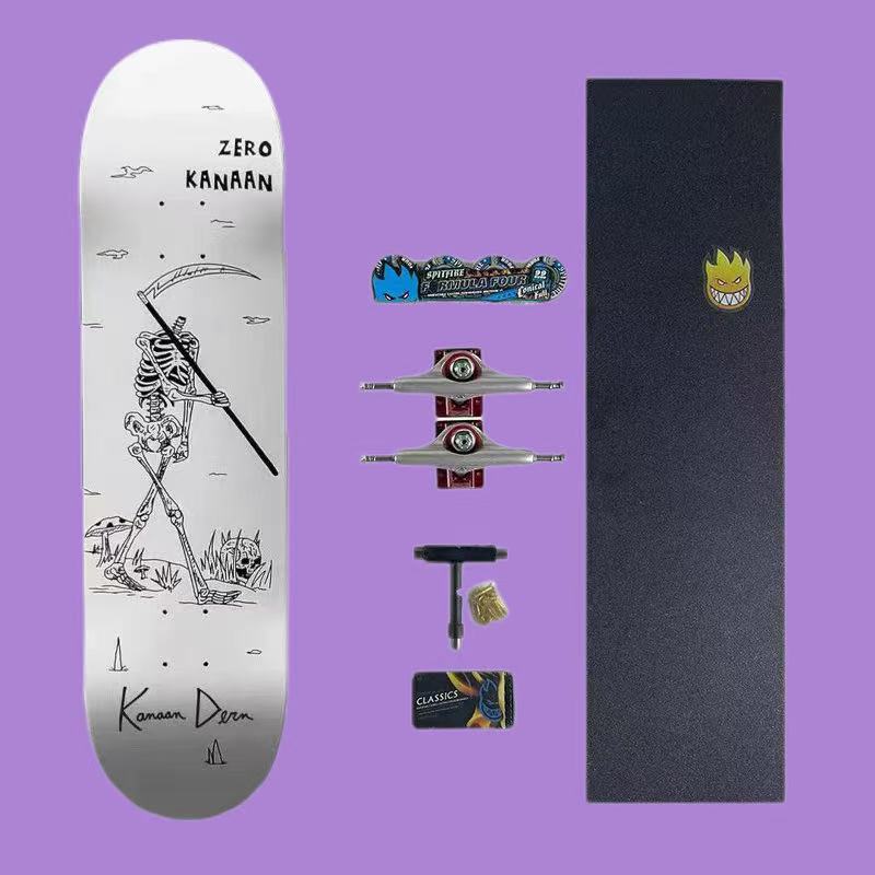 لوح تزلج ZERO كامل من طراز Bur - مراجعة Skateboard Complete Deck وسعره