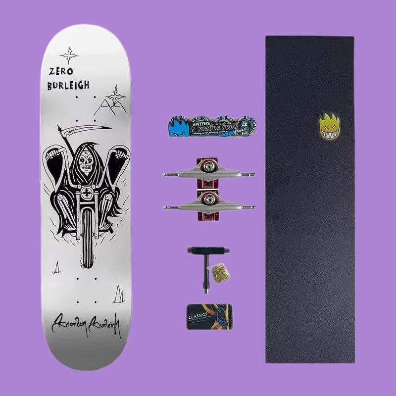 لوح تزلج ZERO كامل من طراز Bur - مراجعة Skateboard Complete Deck وسعره